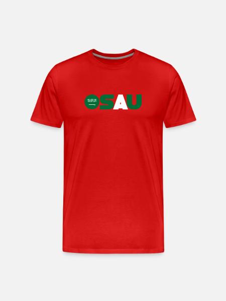 Saudi Arabia - Men's Premium Organic T-Shirt - red
