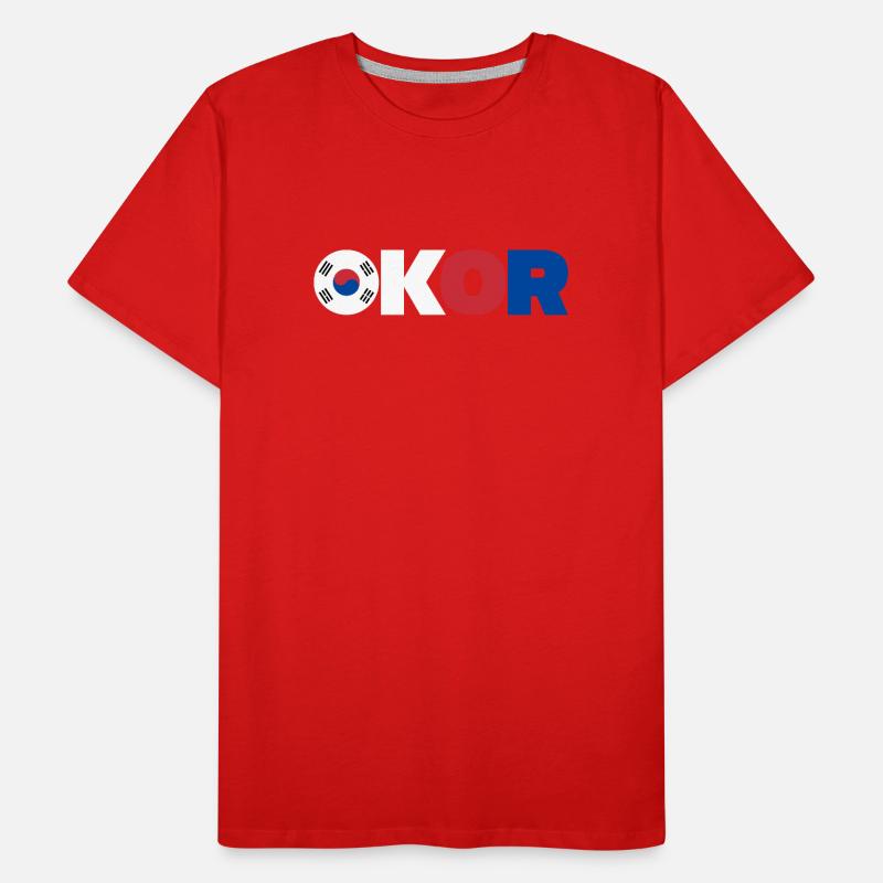 Corée T-shirt bio Premium Homme