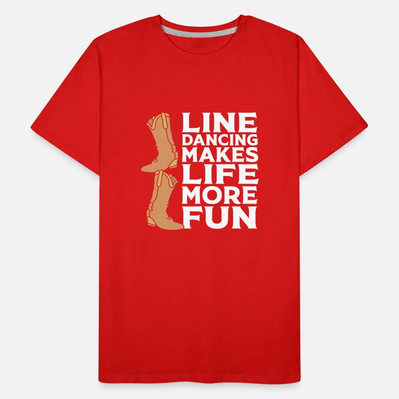 Line Dance Men's Premium Organic T-Shirt