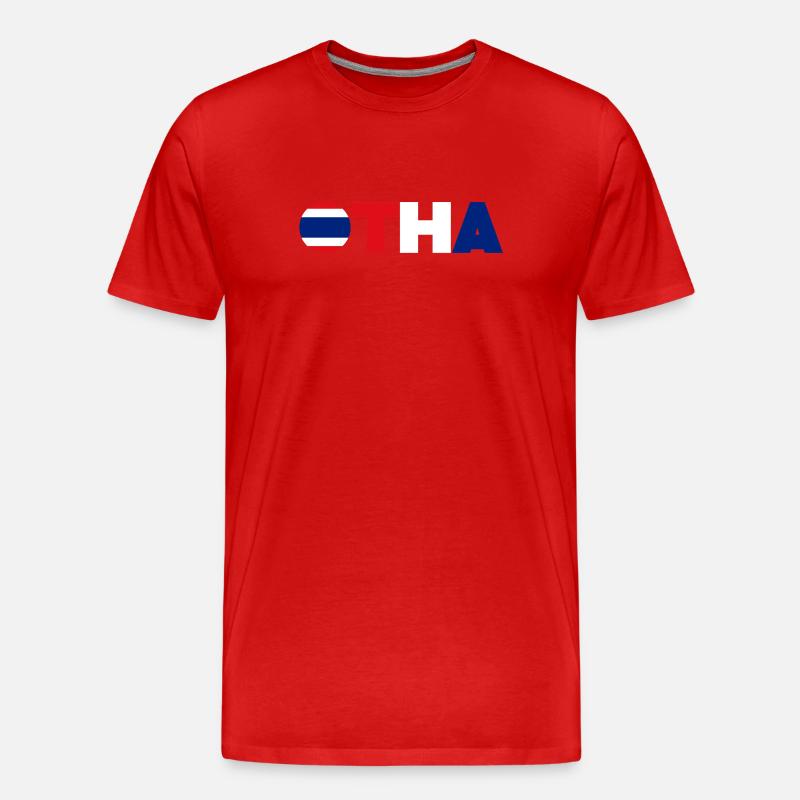 Thailand - Männer Premium Bio T-Shirt - Rot
