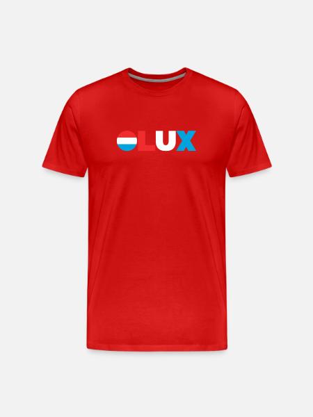 Luxembourg - Men's Premium Organic T-Shirt - red