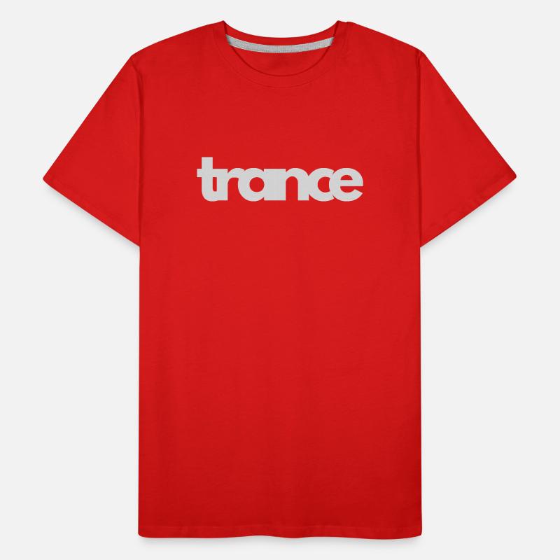 Trance Simplistic Design T-shirt bio Premium Homme