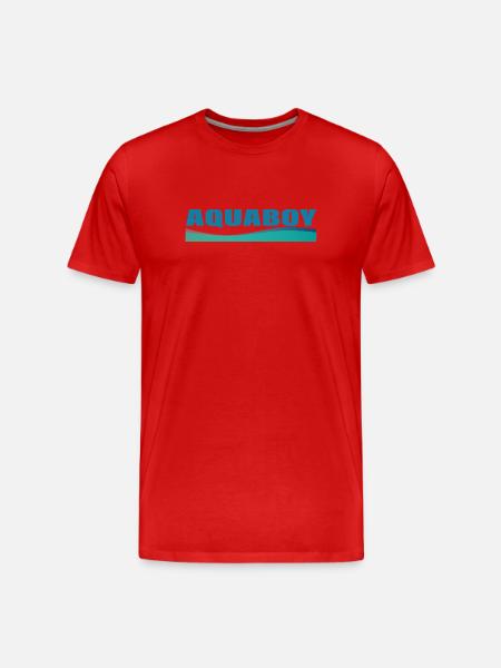 AQUABOY - T-shirt bio Premium Homme - rouge