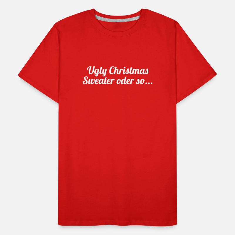 Ugly Christmas Sweater oder so... Männer Premium Bio T-Shirt