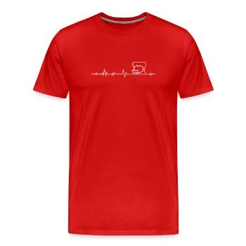 Baking baker baker - Men's Premium Organic T-Shirt - red - Front - Damien (186cm)