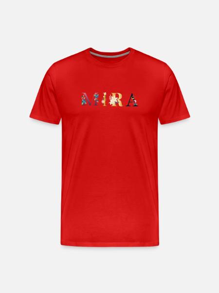 Mira - Men's Premium Organic T-Shirt - red