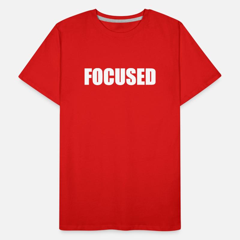 Focused Men's Premium Organic T-Shirt