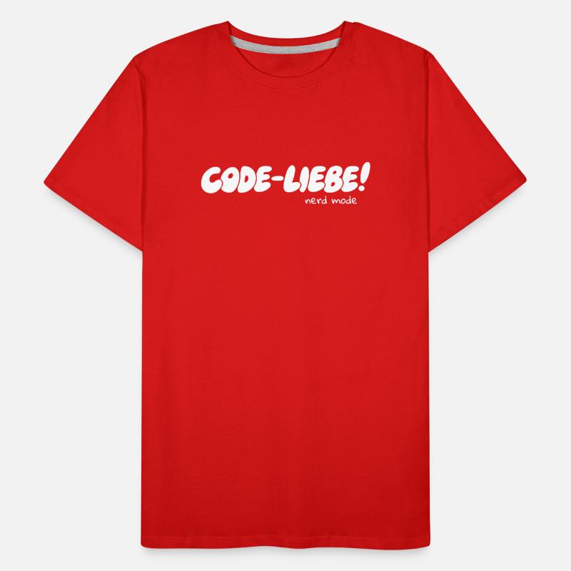 Code-Liebe – Nerd Mode On Männer Premium Bio T-Shirt