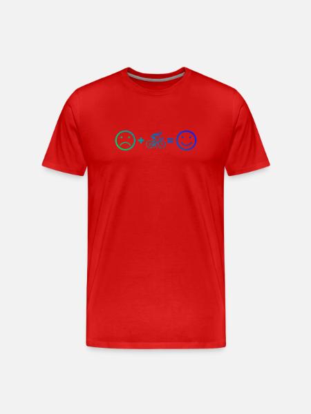 In a nutshell, Roadbike - Men's Premium Organic T-Shirt - red
