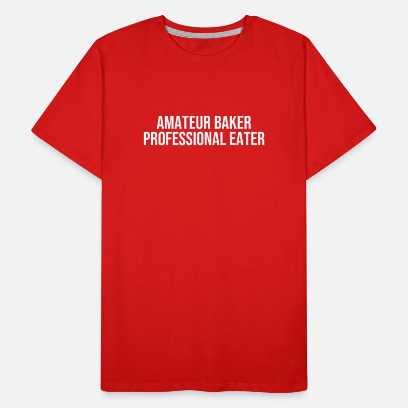 Baking humor tee Männer Premium Bio T-Shirt