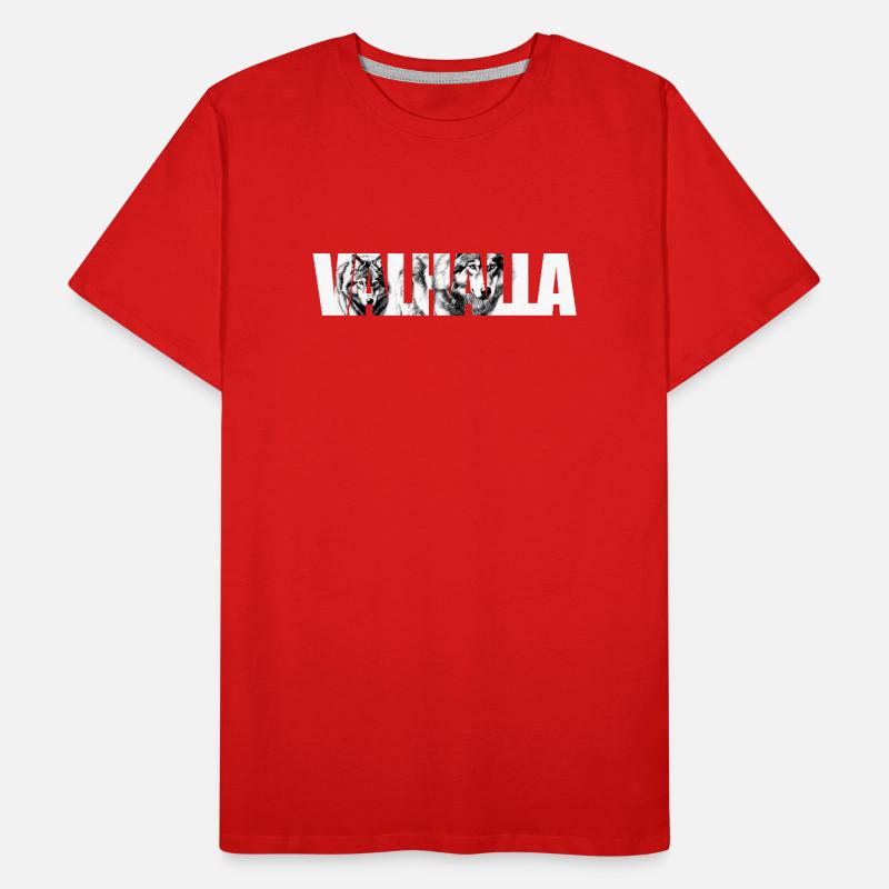 Wolfsruf Typography Men's Premium Organic T-Shirt