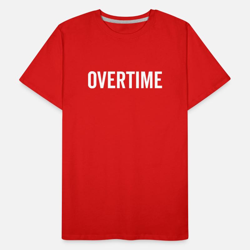 Überstunden Männer Premium Bio T-Shirt