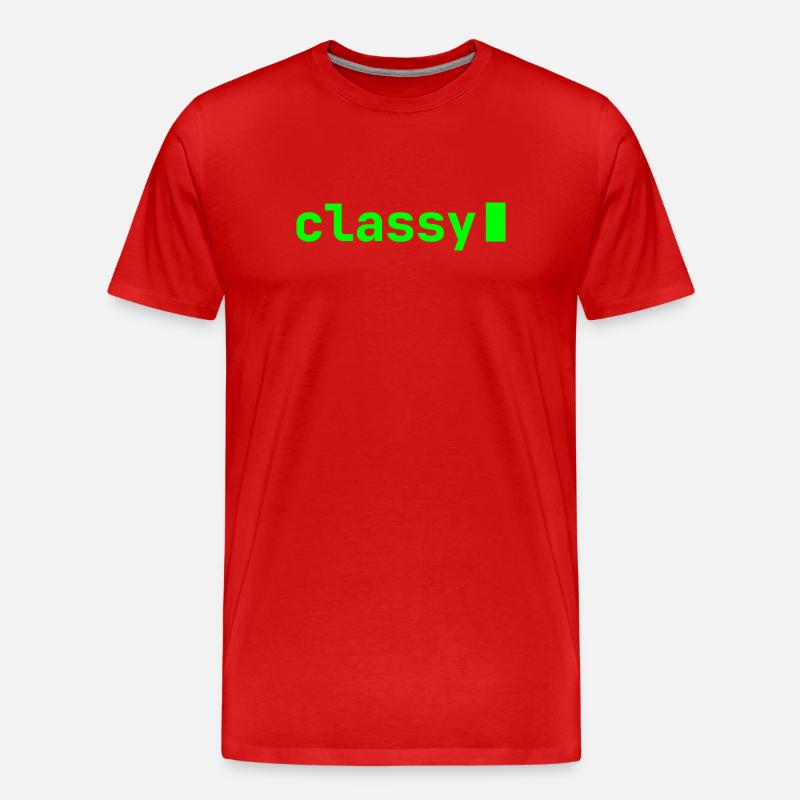 classy | Developer mood - Men's Premium Organic T-Shirt - red