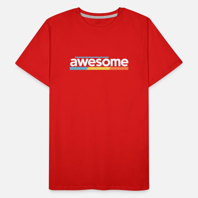Fantastisches Typografie-Design Männer Premium Bio T-Shirt