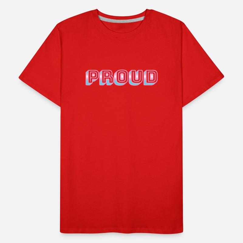 Trans Pride - couleurs du drapeau transgenre T-shirt bio Premium Homme