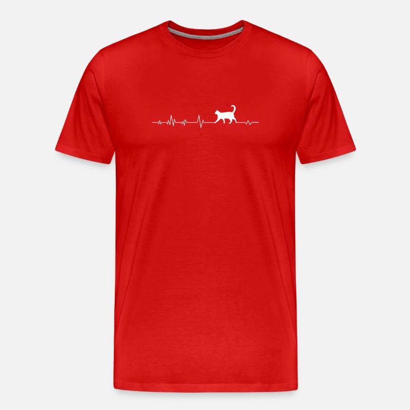 Chats Chats - T-shirt bio Premium Homme - rouge