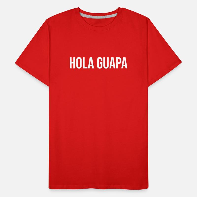 Hallo Hübsche. Männer Premium Bio T-Shirt