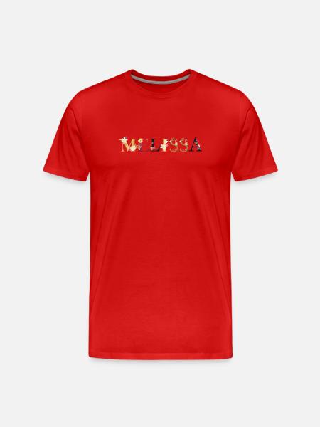 Mélissa - T-shirt bio Premium Homme - rouge