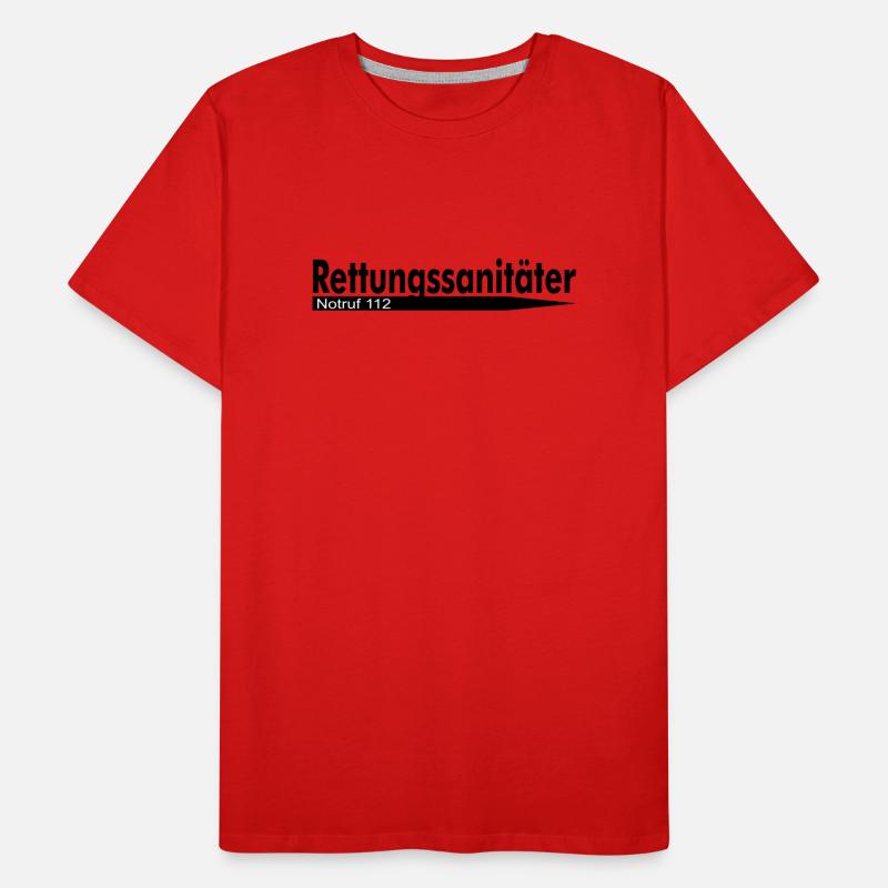 Appel d'urgence paramédical 112 T-shirt bio Premium Homme