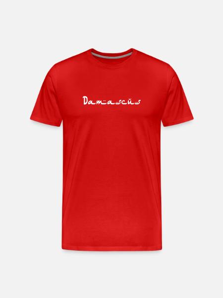 Damascus Damaskus - Men's Premium Organic T-Shirt - red