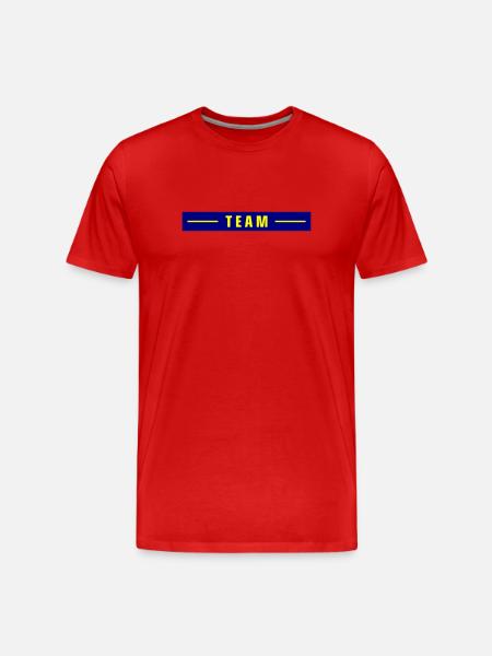 Team Stroke - Men's Premium Organic T-Shirt - red