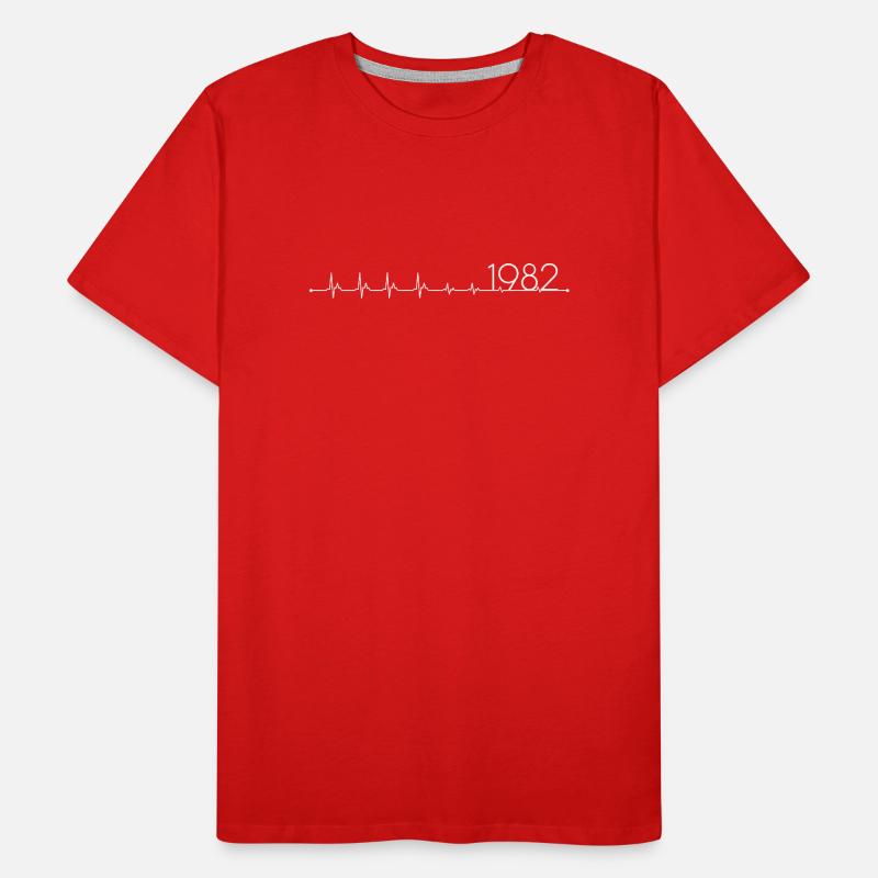 1982, Am Puls einer Generation Männer Premium Bio T-Shirt