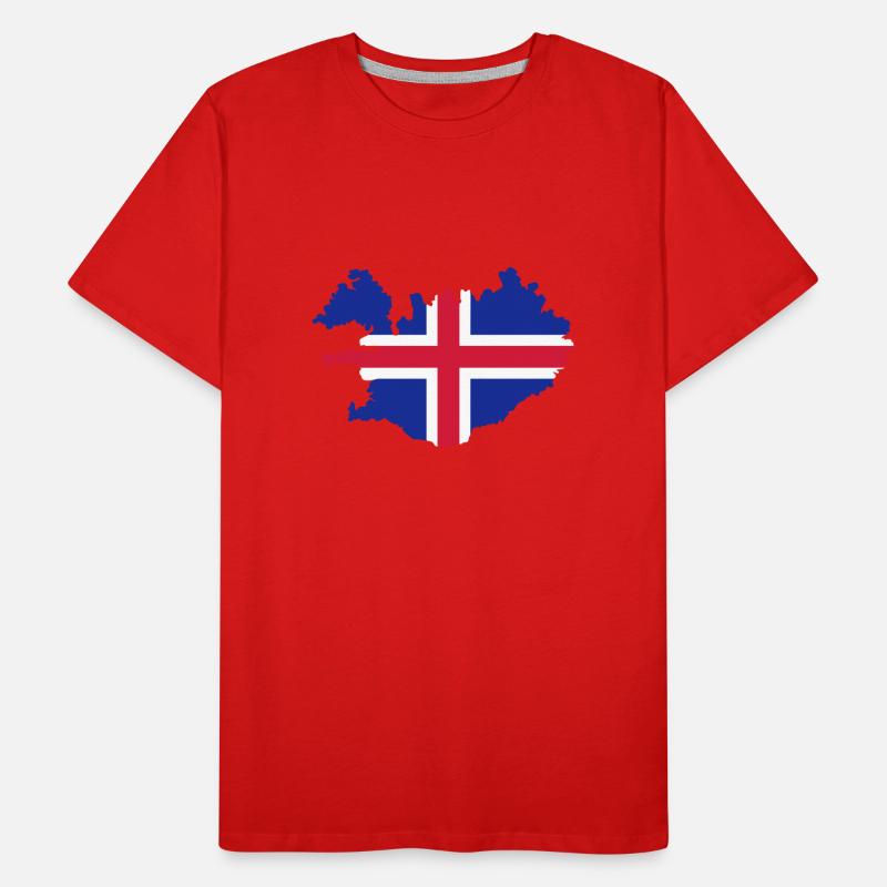 Islande T-shirt bio Premium Homme