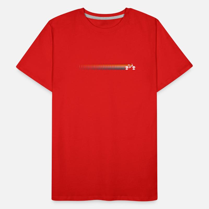 Silhouette Horizon Rayé T-shirt bio Premium Homme