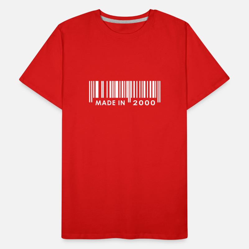 Geburtstag 2000 Männer Premium Bio T-Shirt