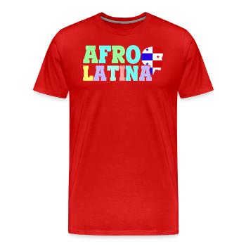 Afro Latina Panama Latinas Amérique latine - T-shirt bio Premium Homme - rouge - Devant - Damien (186cm)