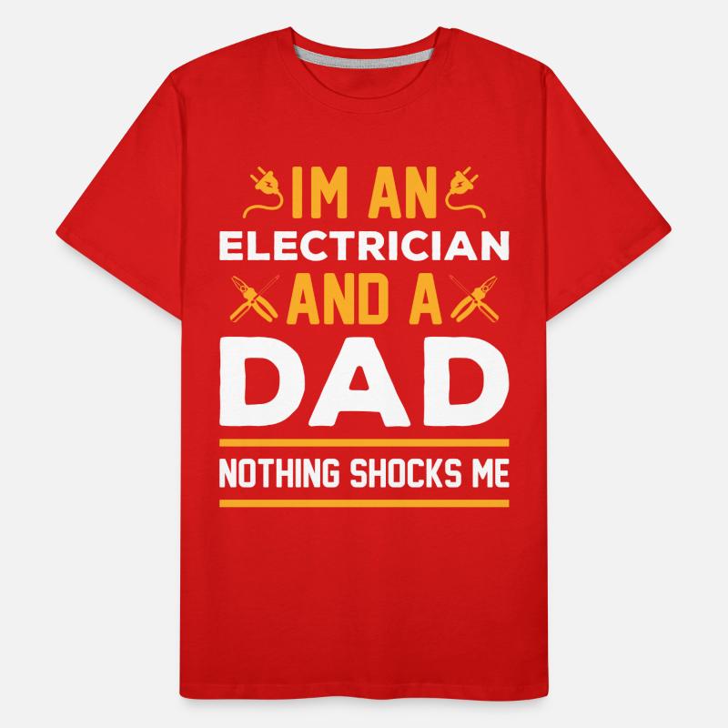 Electrician Power Master Men's Premium Organic T-Shirt