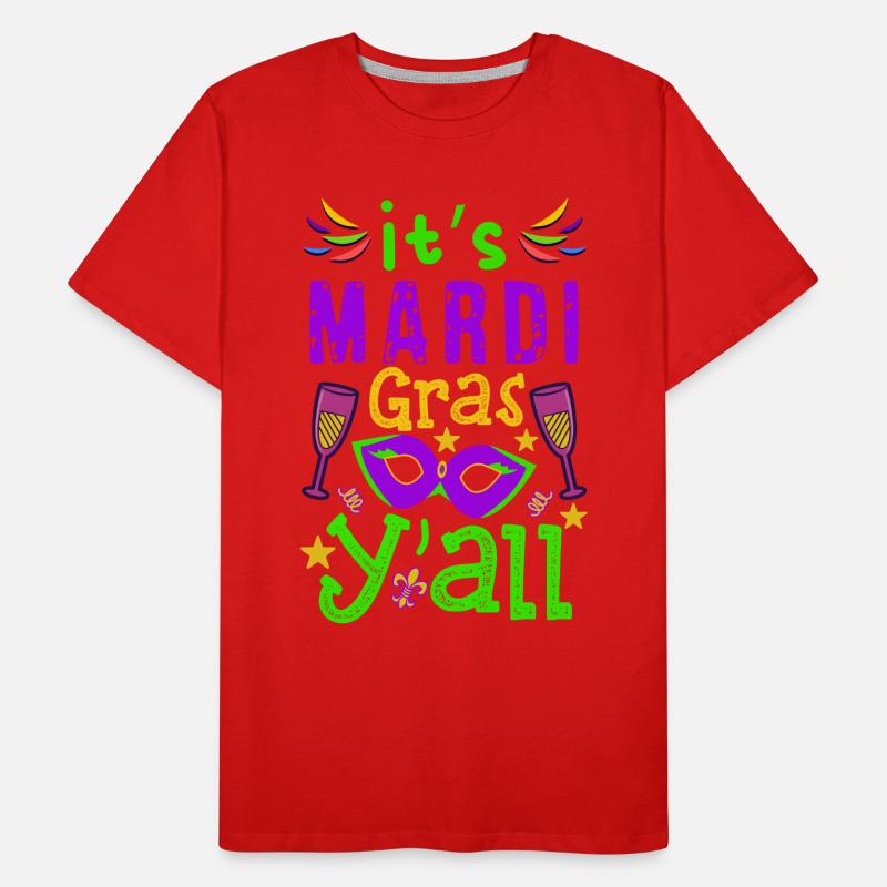 Mardi Gras Men's Premium Organic T-Shirt