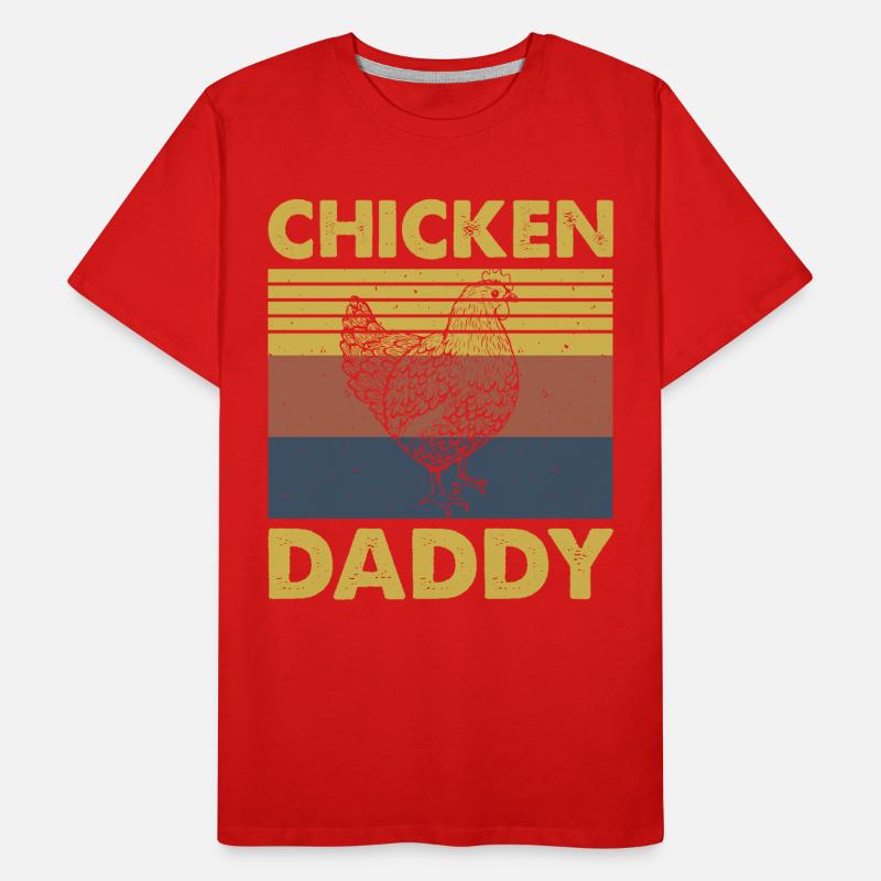 Chicky Daddy-Pour toutes les dans le panier T-shirt bio Premium Homme