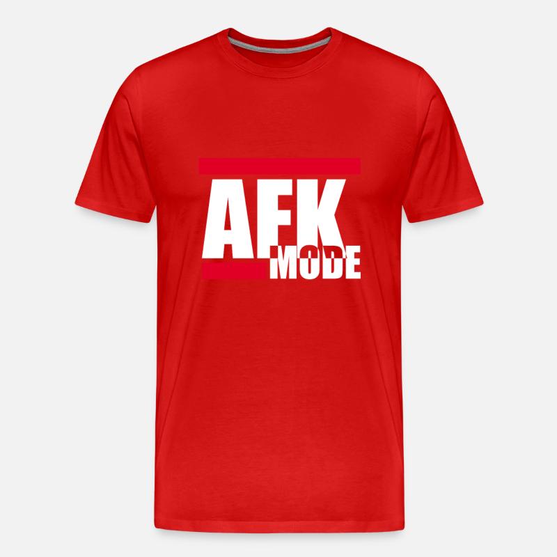 Computer - Männer Premium Bio T-Shirt - Rot
