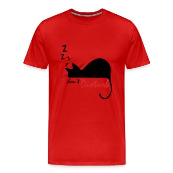 dormir, ne pas déranger - dormir, ne pas déranger - T-shirt bio Premium Homme - rouge - Devant - Damien (186cm)