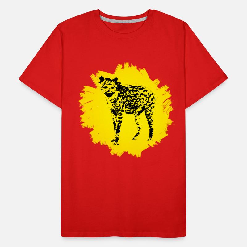 Hyäne Männer Premium Bio T-Shirt