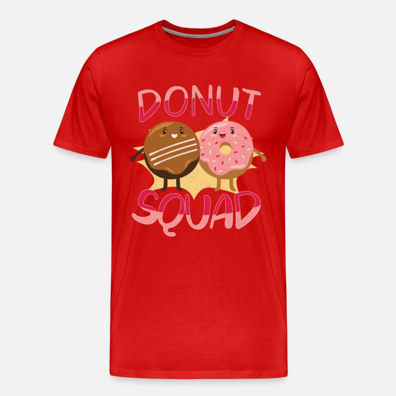 Donut Doughnut Baking Cake Baker - Männer Premium Bio T-Shirt - Rot