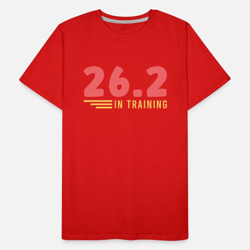 Runners's Half Marathon Finishers Men's Premium Organic T-Shirt