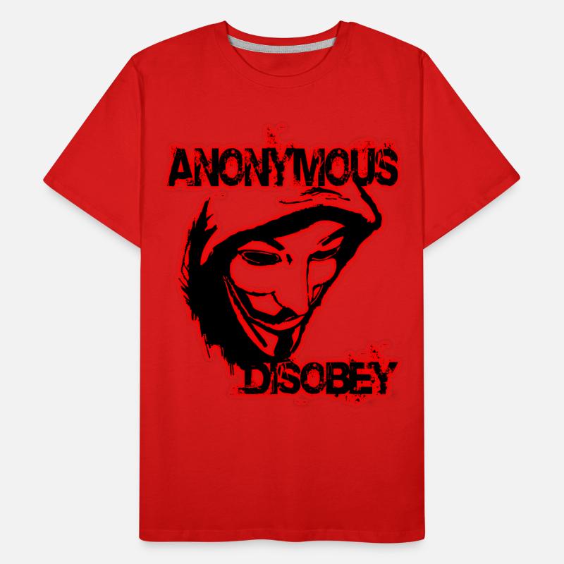 anonymous disobey T-shirt bio Premium Homme