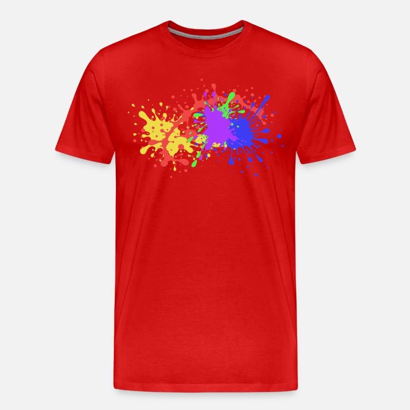 Spritzer Geschenk auffallend - Männer Premium Bio T-Shirt - Rot