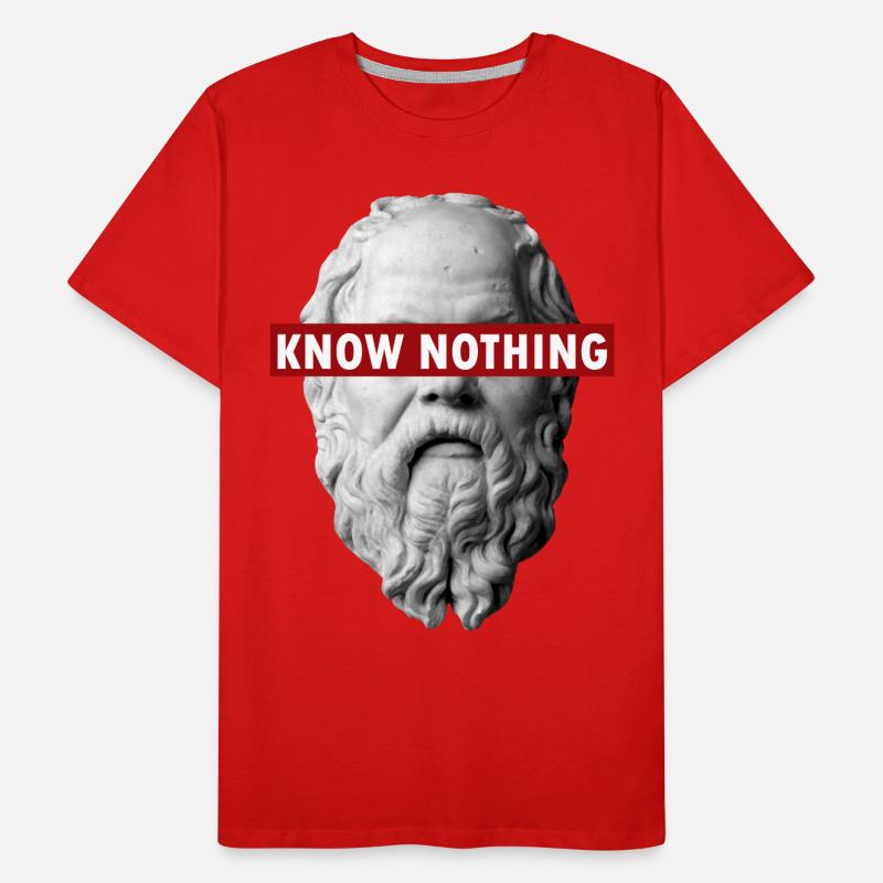 NE SAIS PAS NOS SOCRATES T-shirt bio Premium Homme