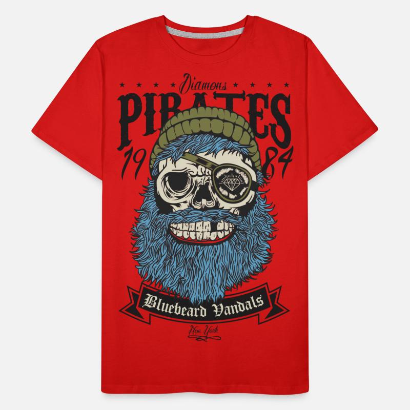 pirate skull Men's Premium Organic T-Shirt