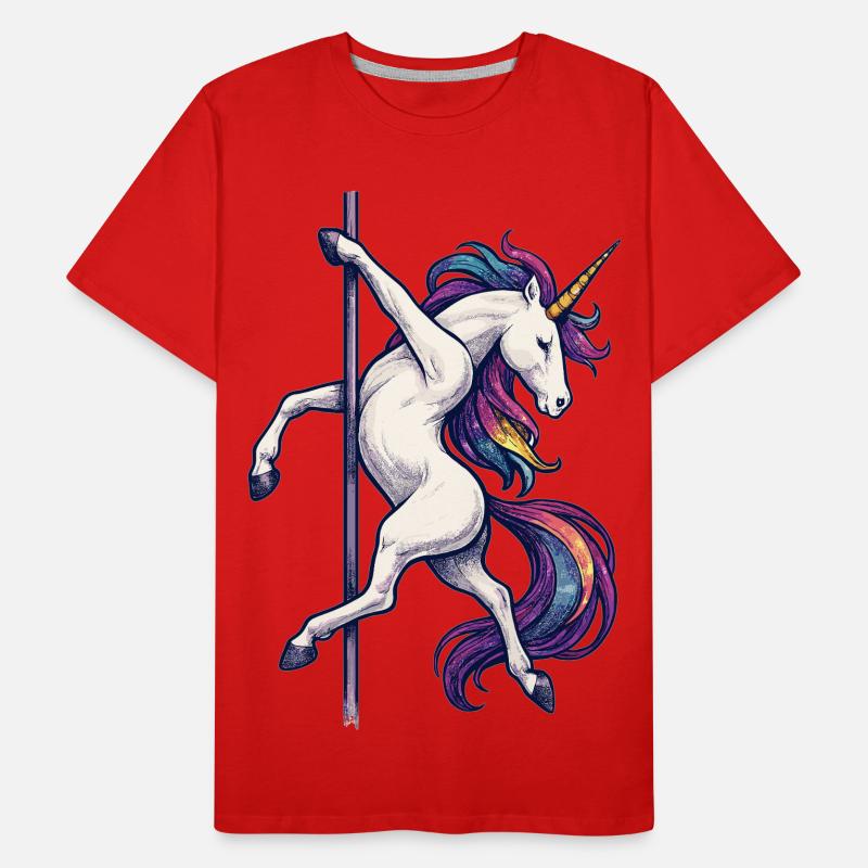 Pole Dance Licorne Pole Dancer Pole Gift T-shirt bio Premium Homme