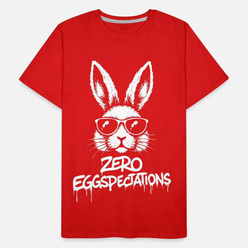 Zero Eggspectations Men's Premium Organic T-Shirt
