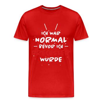 Drechsler Spruch Job Lustiges Drechsler Geschenk - Männer Premium Bio T-Shirt - Rot - Vorne - Damien (186cm)