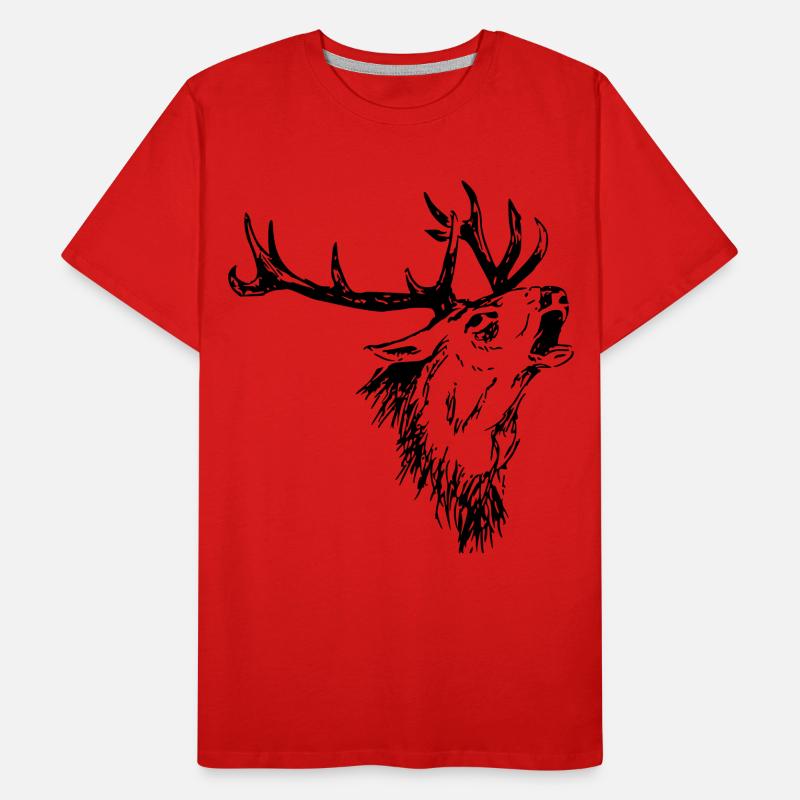 Cerf T-shirt bio Premium Homme