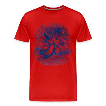 Angel - Men's Premium Organic T-Shirt - red - Front - Damien (186cm)