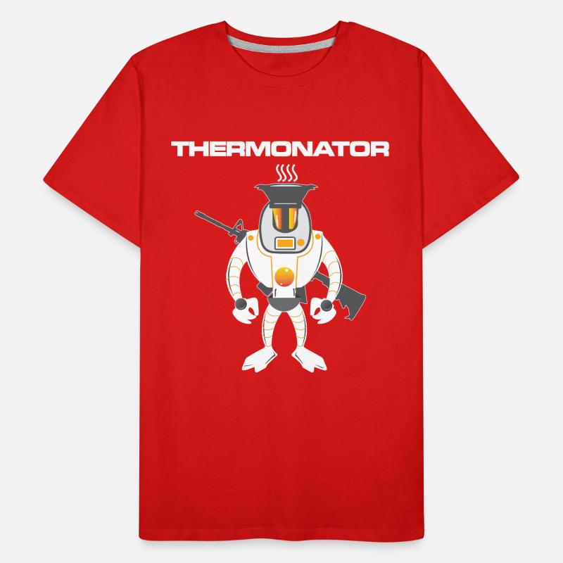 Thermonator Terminator Geschenkidee Männer Premium Bio T-Shirt