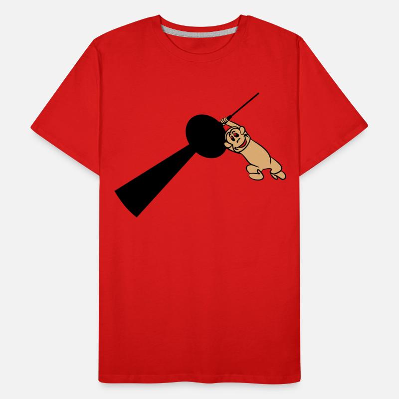 Berlin Berlin TV Tower Monkey Ape Monkey 3c Men's Premium Organic T-Shirt