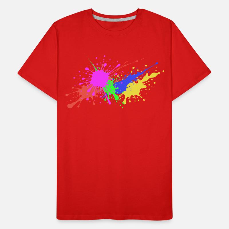 Fun - Splashes Geburtstagsgeschenk witzig Männer Premium Bio T-Shirt